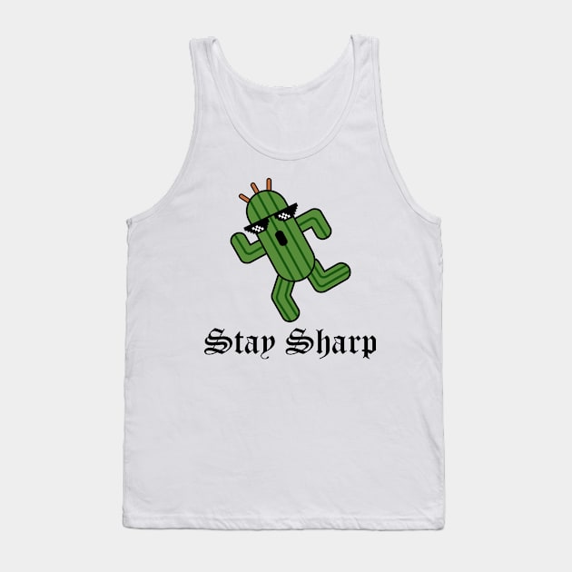 Stay Sharp Tank Top by Bitpix3l